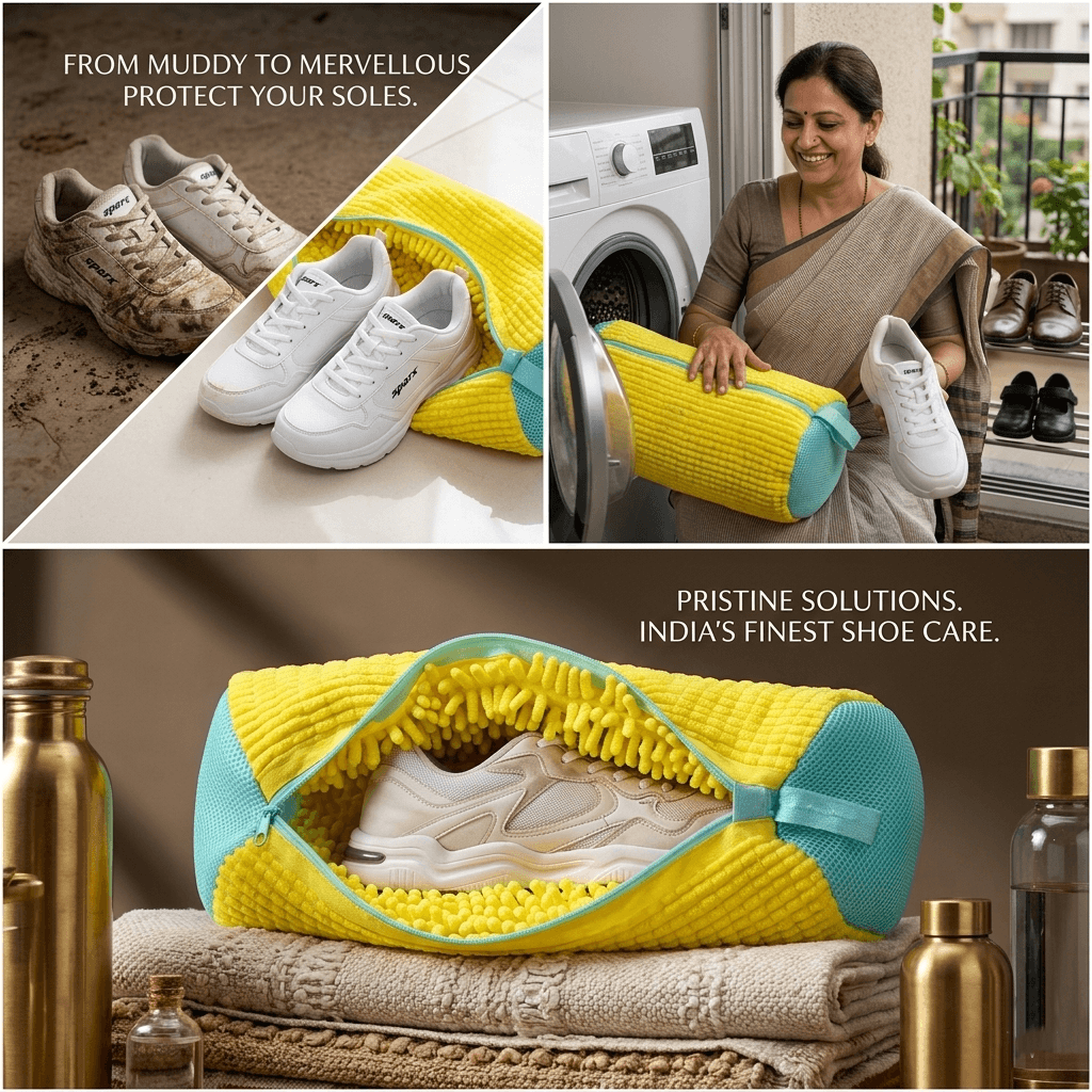 Shoe Washing Machine Bag | Reusable 360° Cleaning Laundry Bag