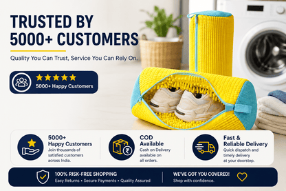 Shoe Washing Machine Bag | Reusable 360° Cleaning Laundry Bag