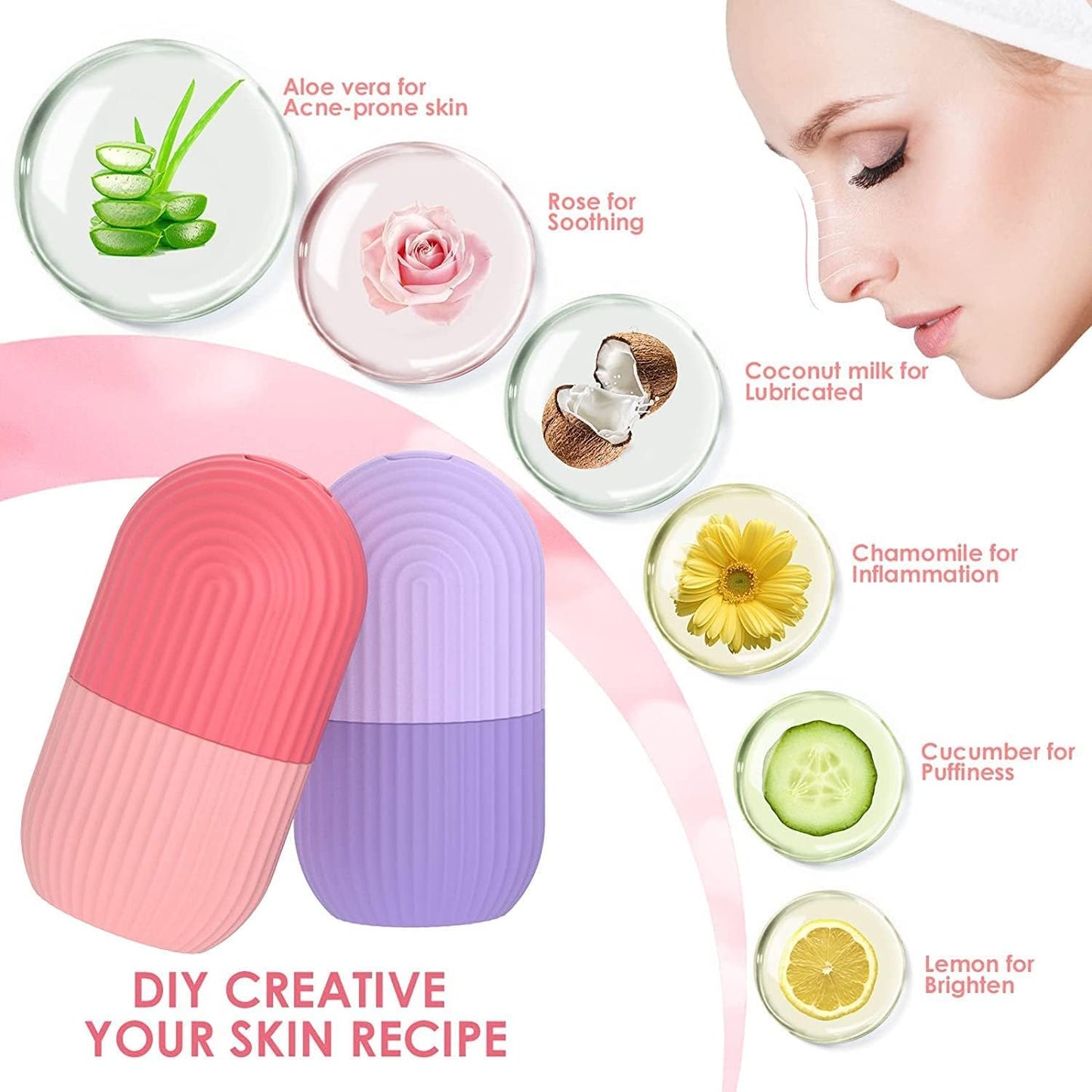Ice Roller For Face , Neck and Body