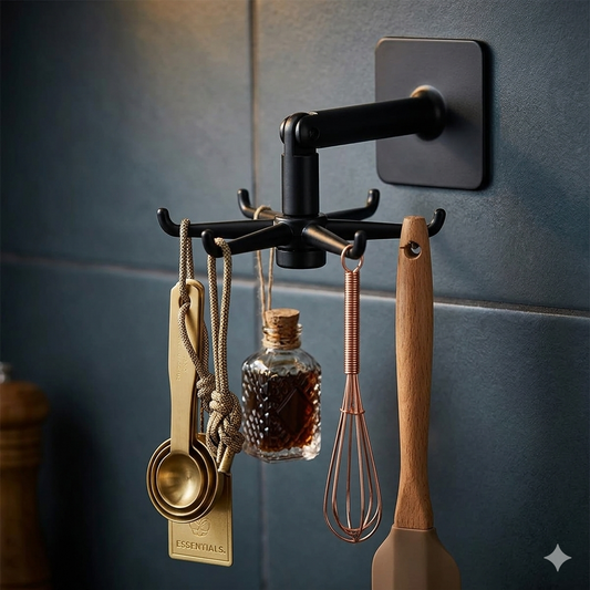 360° Wall-Mounted Adjustable Degree hook Stiker