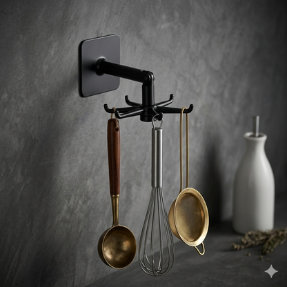 360° Wall-Mounted Adjustable Degree hook Stiker