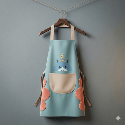 Stop Ruining Your Clothes While Cooking — 100% Waterproof Kitchen Apron