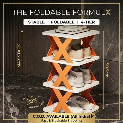 Organize in Seconds – Multicolor Foldable Shoe Rack for Any Space