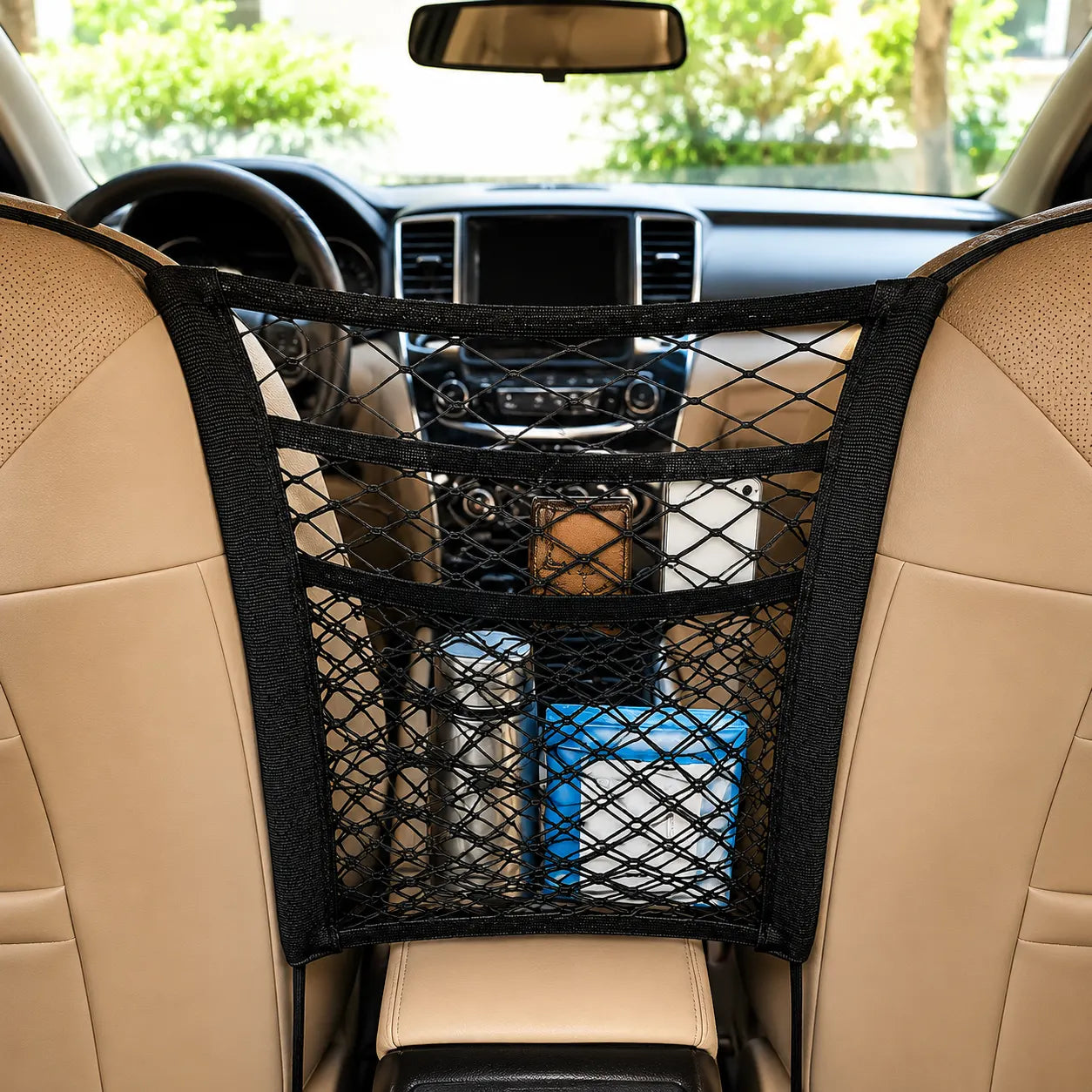 Universal 3 Layer Car Mesh Organizer