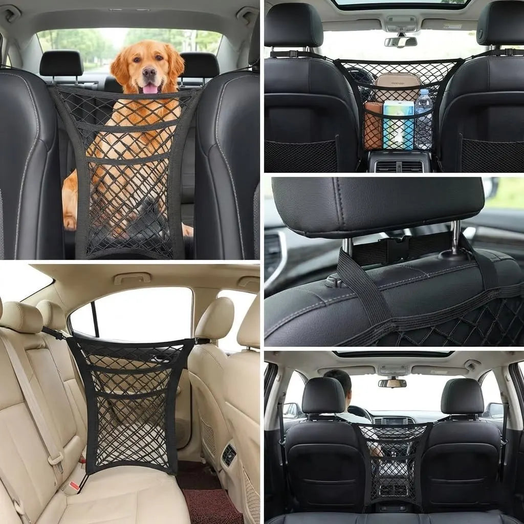 Universal 3 Layer Car Mesh Organizer